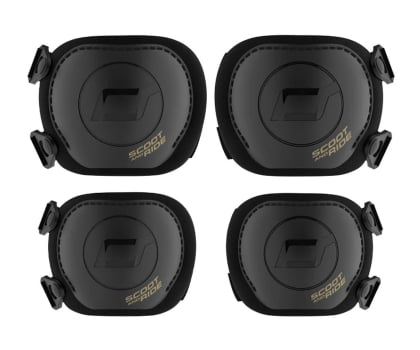 Kask i ochraniacz Scoot & Ride Zestaw ochraniaczy na łokcie i kolana rozmiar XXS Black&Gold